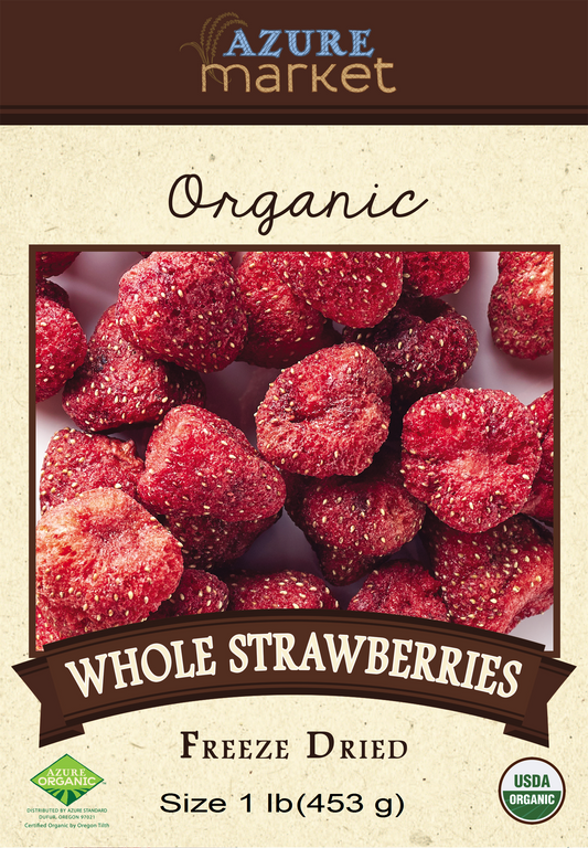 Strawberries, Whole, Freeze Dried, Organic