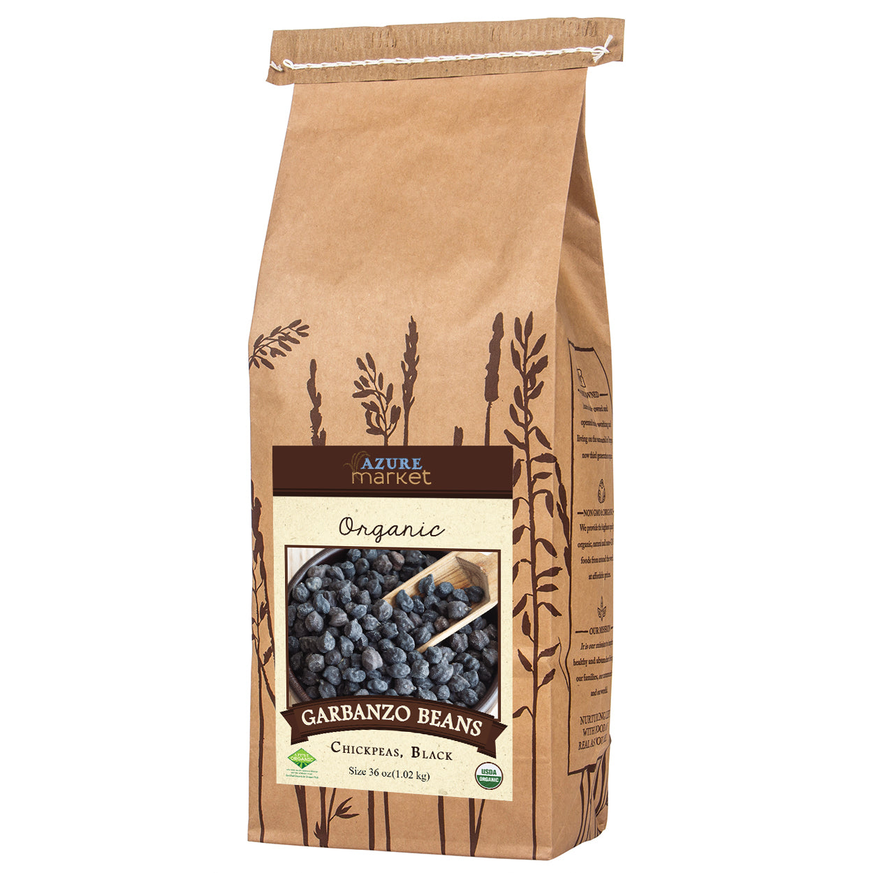 Garbanzo Beans, Chickpeas, Black, Organic