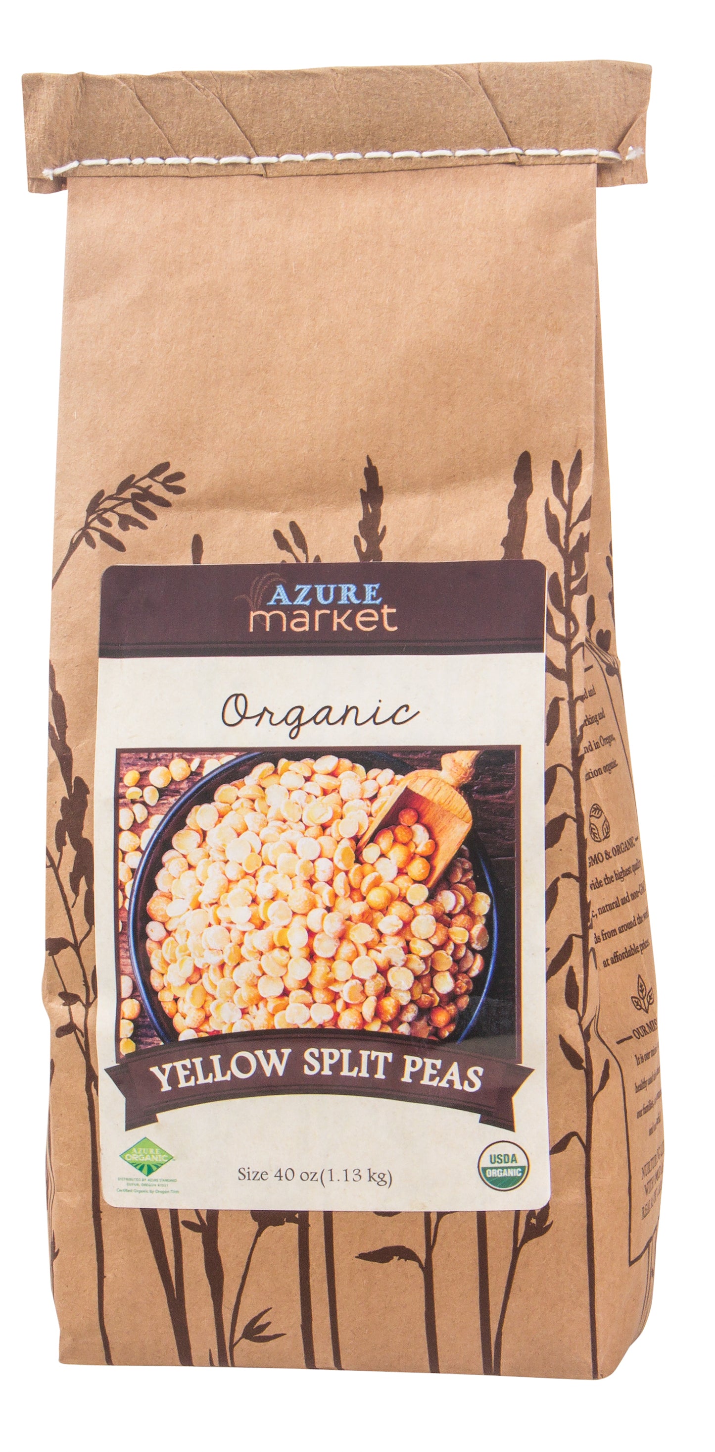 Peas, Yellow Split, Organic