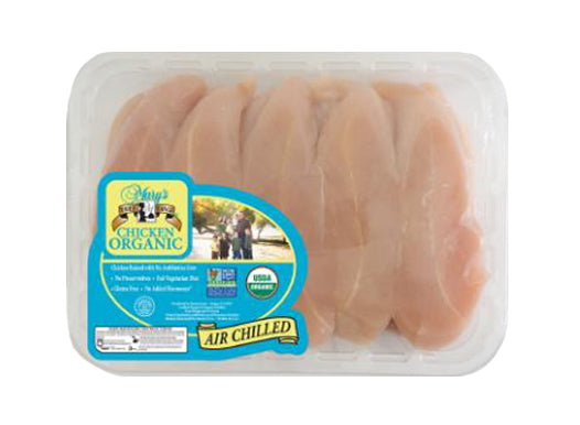 Chicken Breast, Tenders, Frozen, Organic, Random Weight