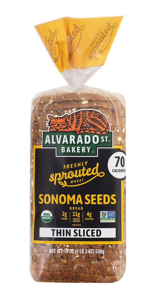 Sprouted Sonoma Seed Bread, Thin-Sliced, Organic, Frozen