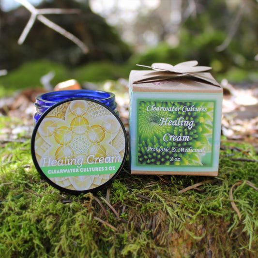 Cultured Probiotic Herbal Healing Cream, Organic