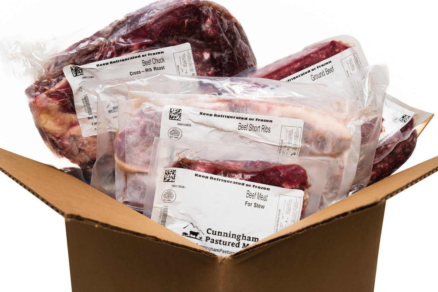 Beef, Slow-Cooker Variety Pack, Grass-Fed, Frozen
