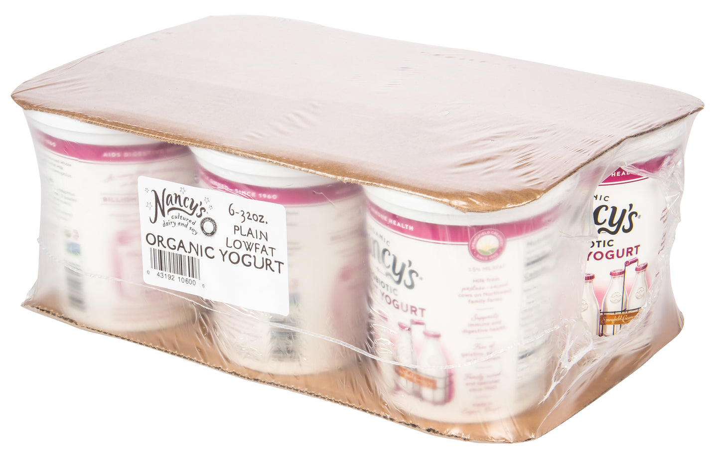 Yogurt, Low Fat, Plain, Organic