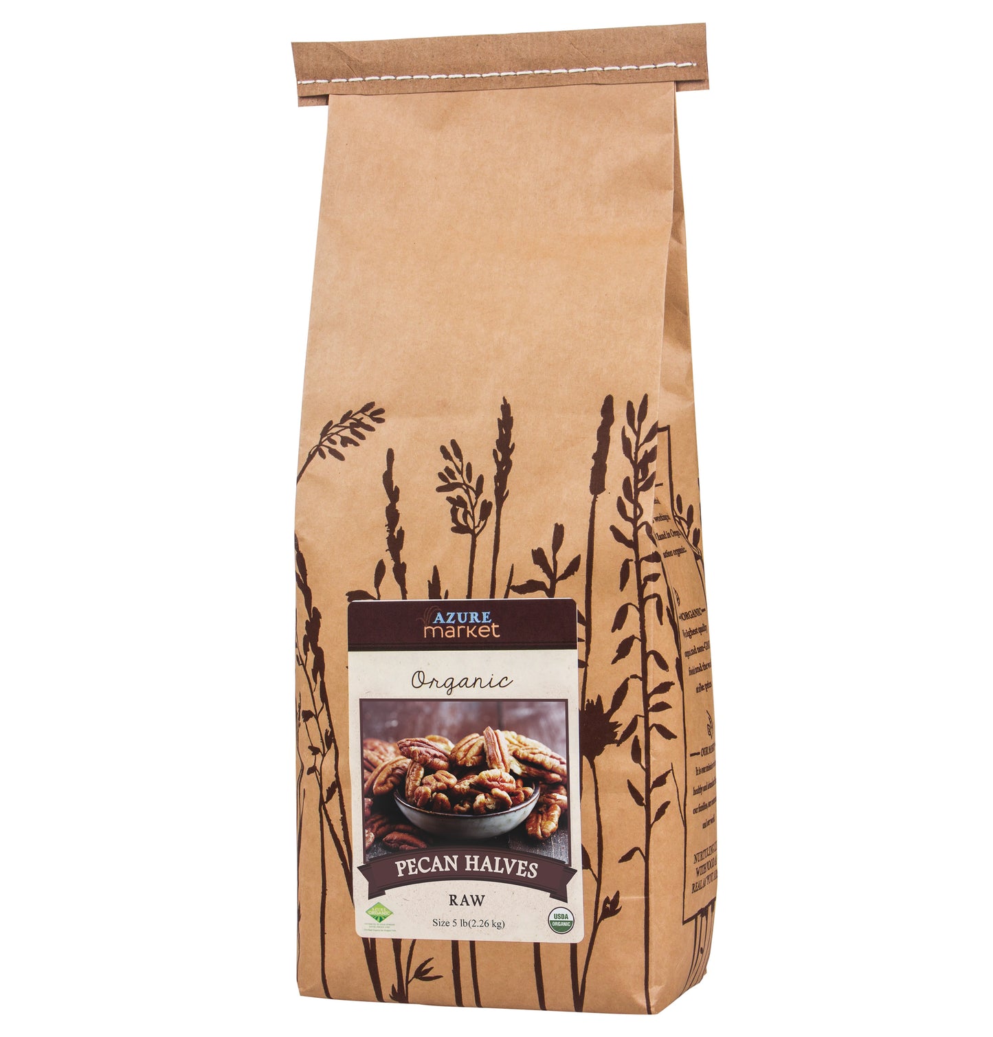 Pecans, Raw, Halves, Organic