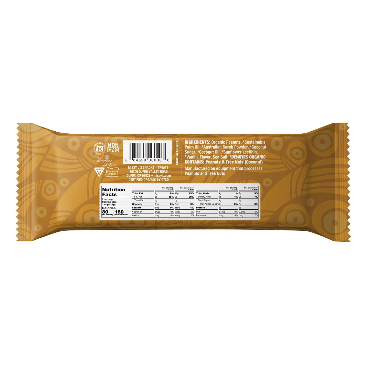 Carob Cup, Peanut Butter, Organic