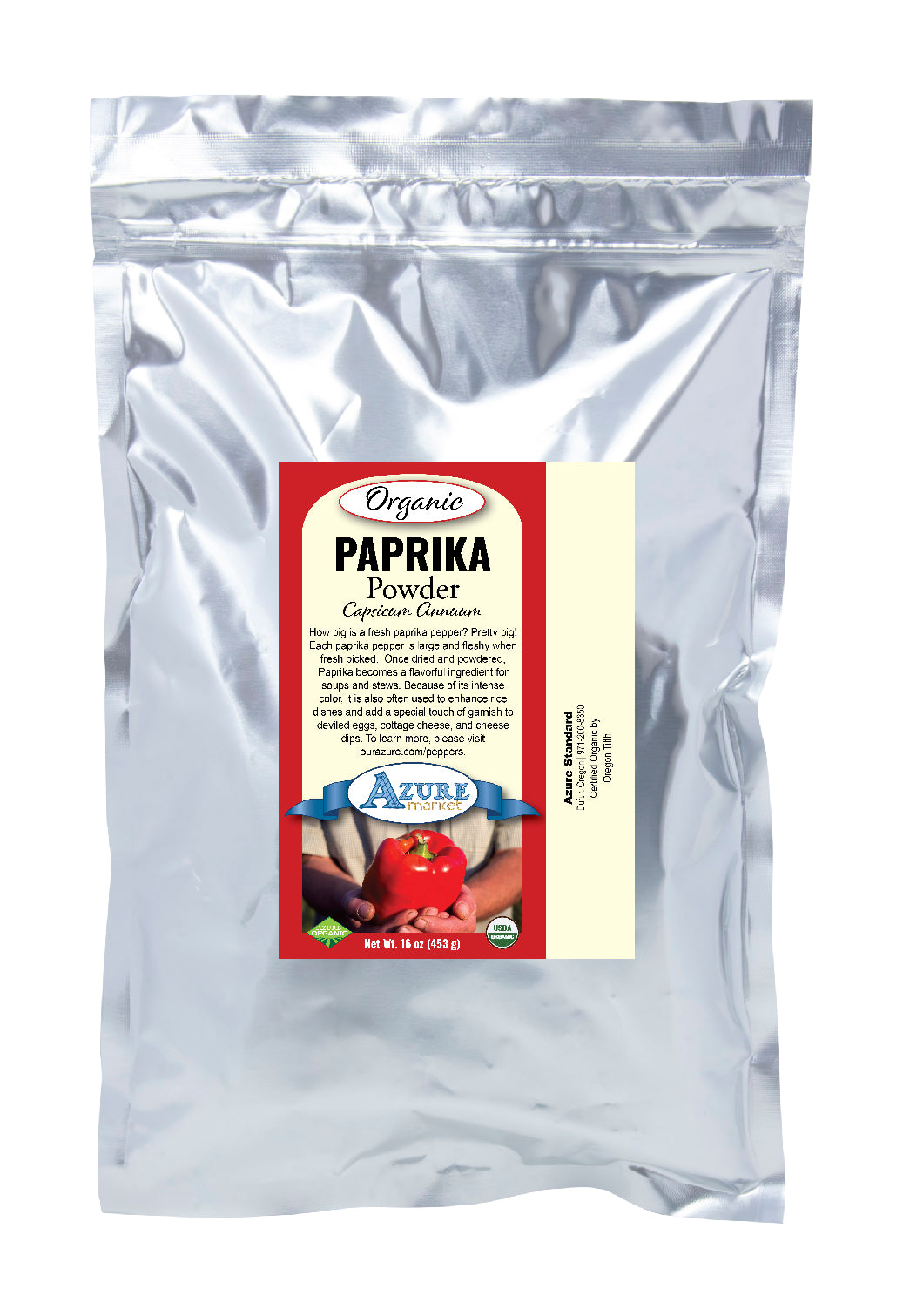 Paprika Powder, Organic