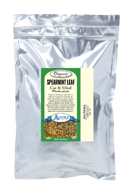 Spearmint Leaf, Cut & Sifted, Organic
