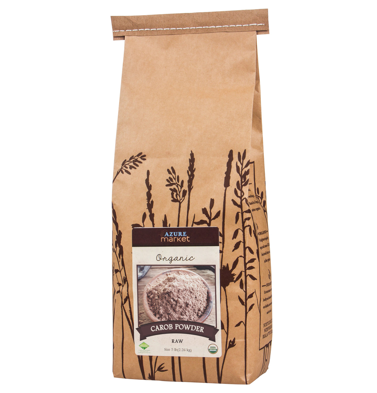 Pure Carob Powder, Raw, Organic