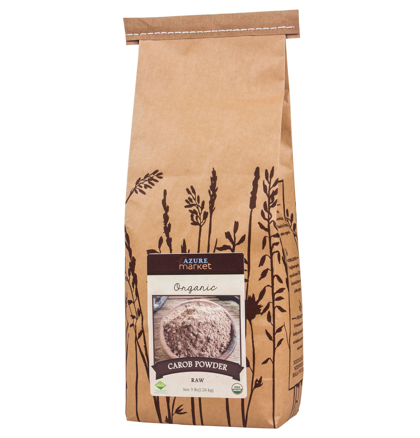 Pure Carob Powder, Raw, Organic