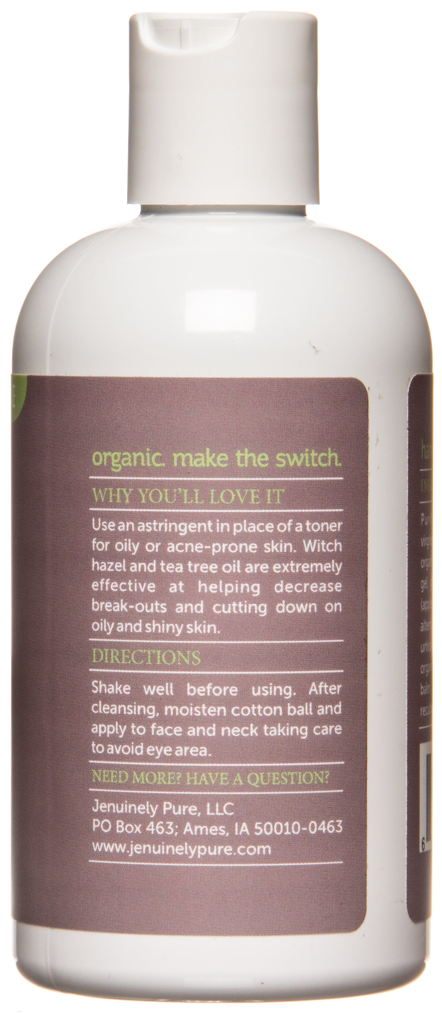 Facial Astringent for Acne Prone/Oily Skin