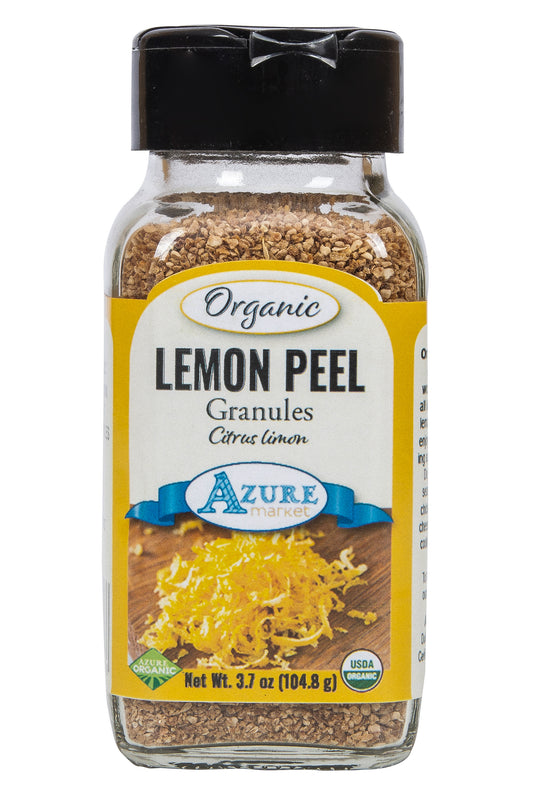 Lemon Peel, Granules, Organic