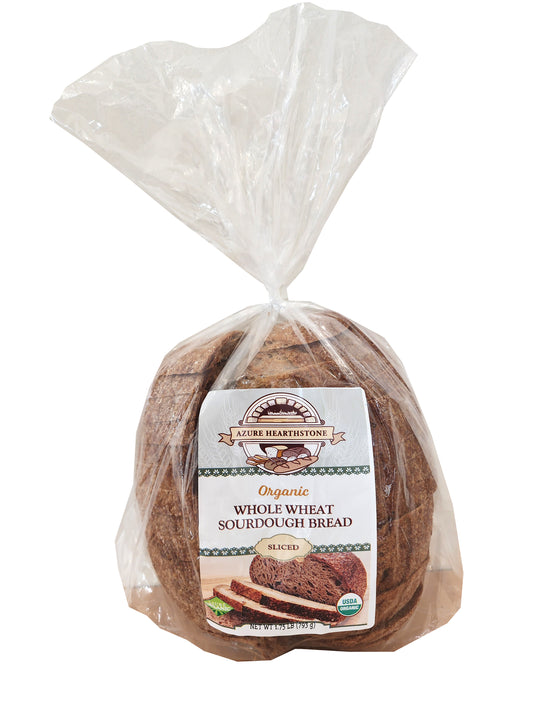 Whole Wheat Sourdough Bread, Sliced, Frozen, Organic