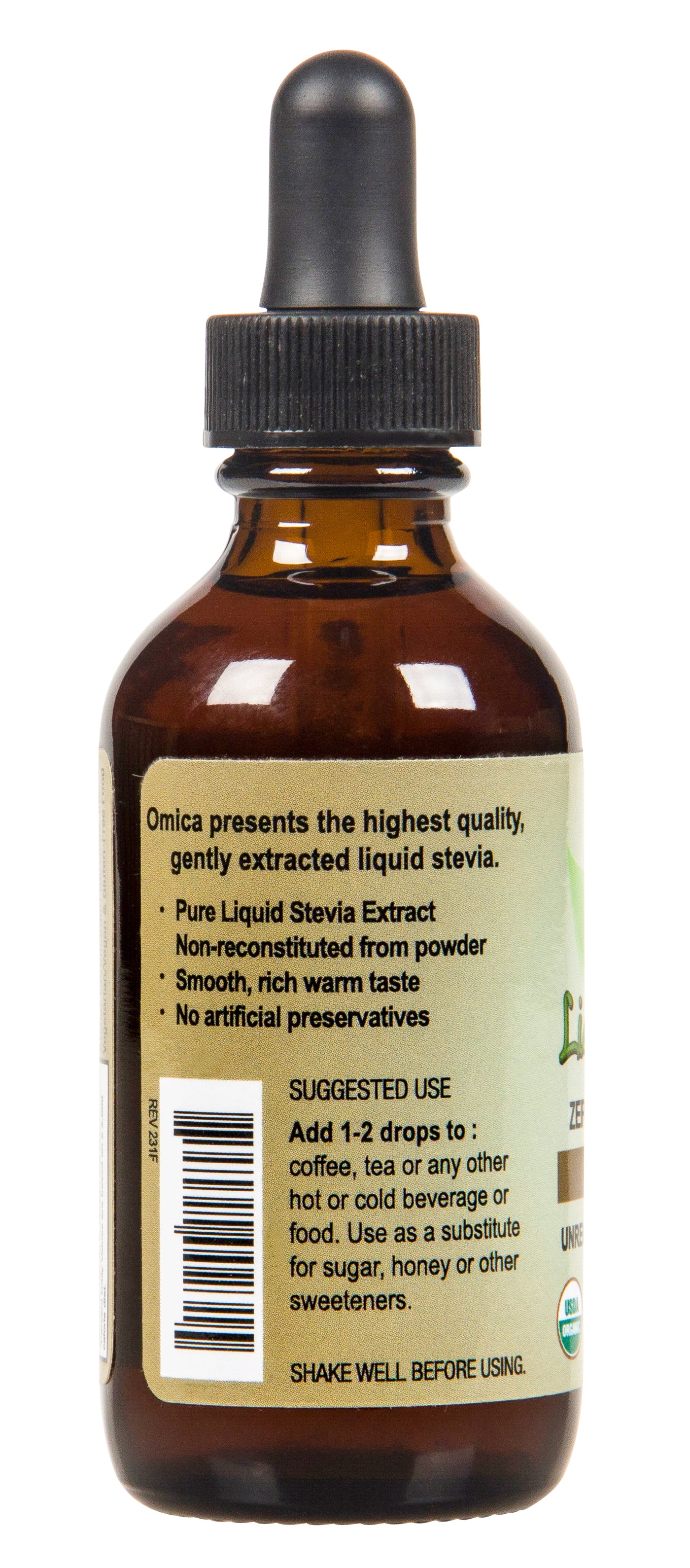 Liquid Stevia Extract, Vanilla, Organic