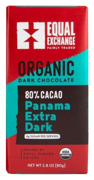 *Chocolate Bar, Panama, Extra Dark 80%, Organic