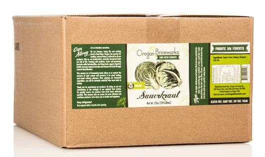 Sauerkraut, Raw, Fermented, Organic