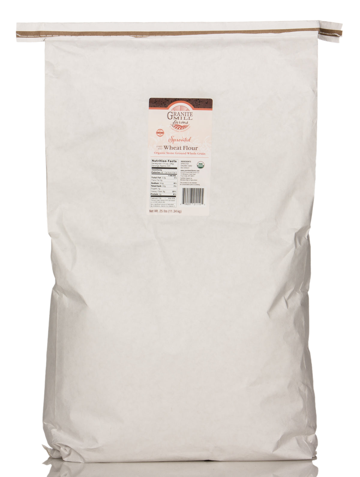 Hard Red Wheat Flour, Sprouted, Organic