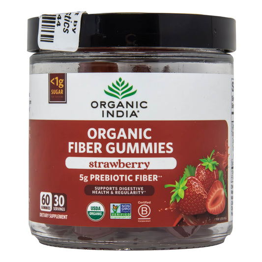Fiber Gummies, Strawberry, Organic
