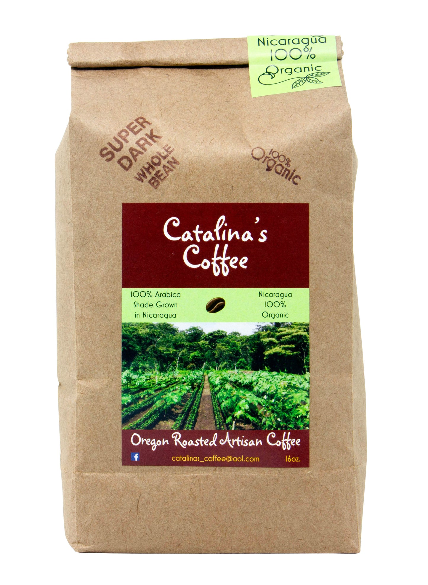 Coffee, Whole Bean, 100% Arabica Super Dark