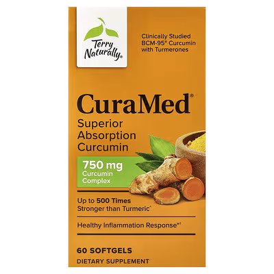 CuraMed Superior Absorption Curcumin, 750 mg