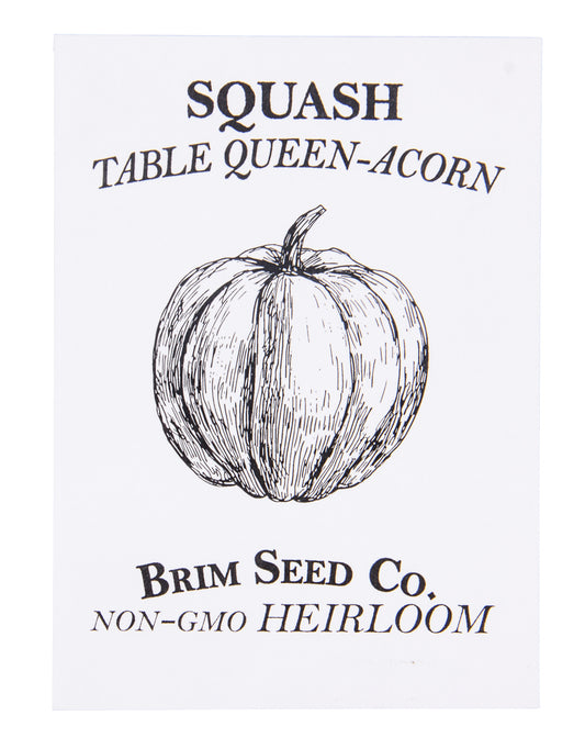 Squash, Table Queen Acorn Heirloom Seed