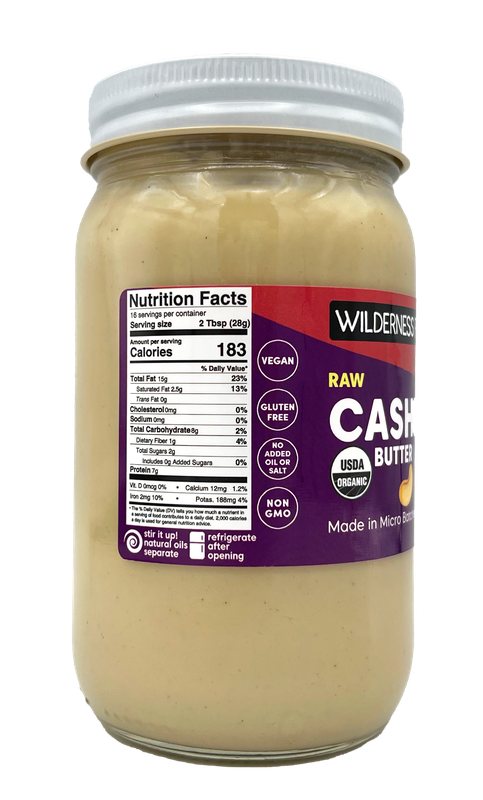 Cashew Butter, Raw, Organic