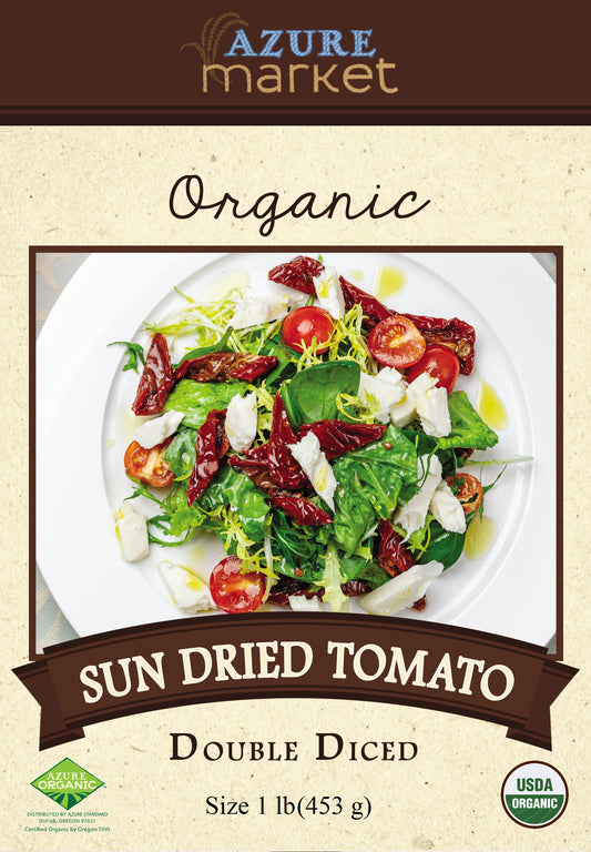 Tomato, Sun Dried, Double Diced, Organic