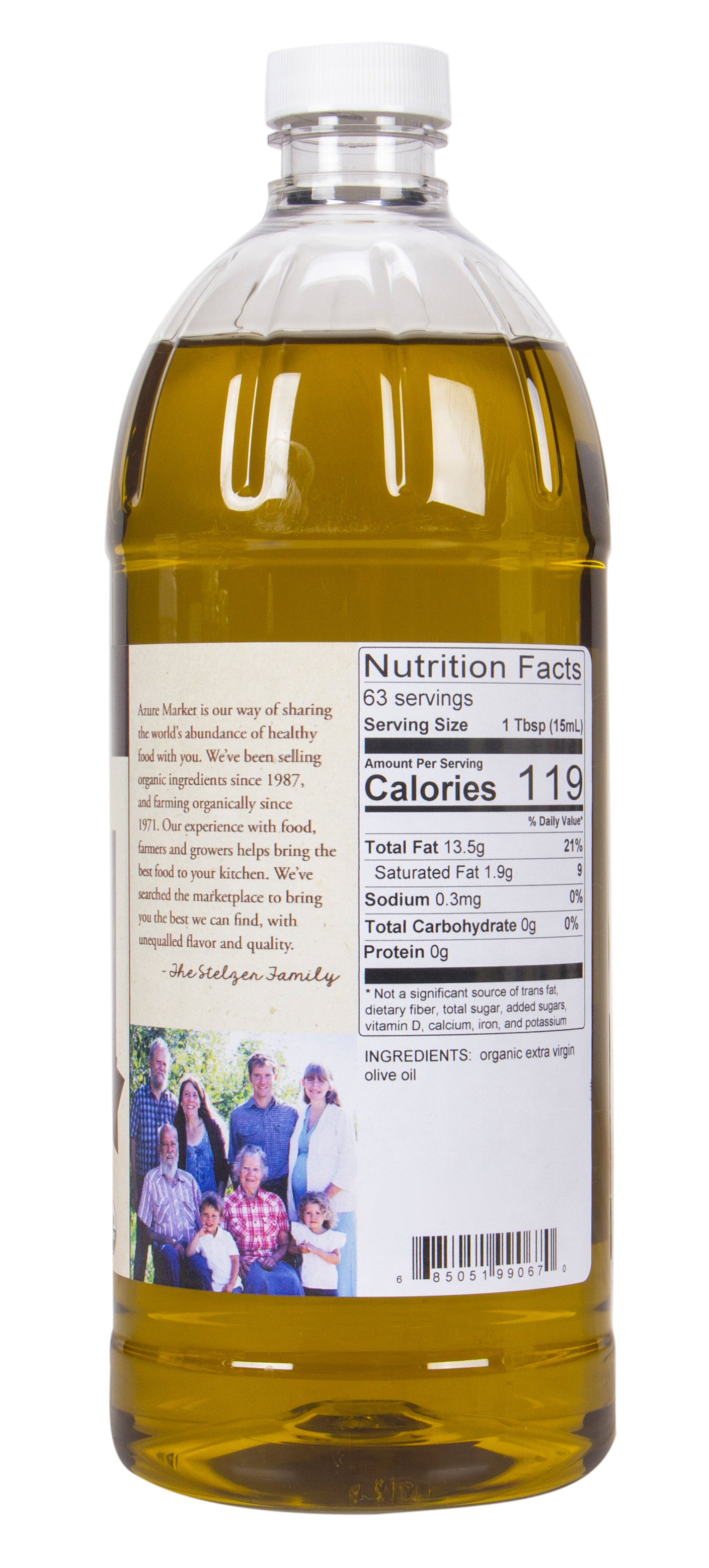 Olive Oil, Extra Virgin, Cold Pressed, Organic