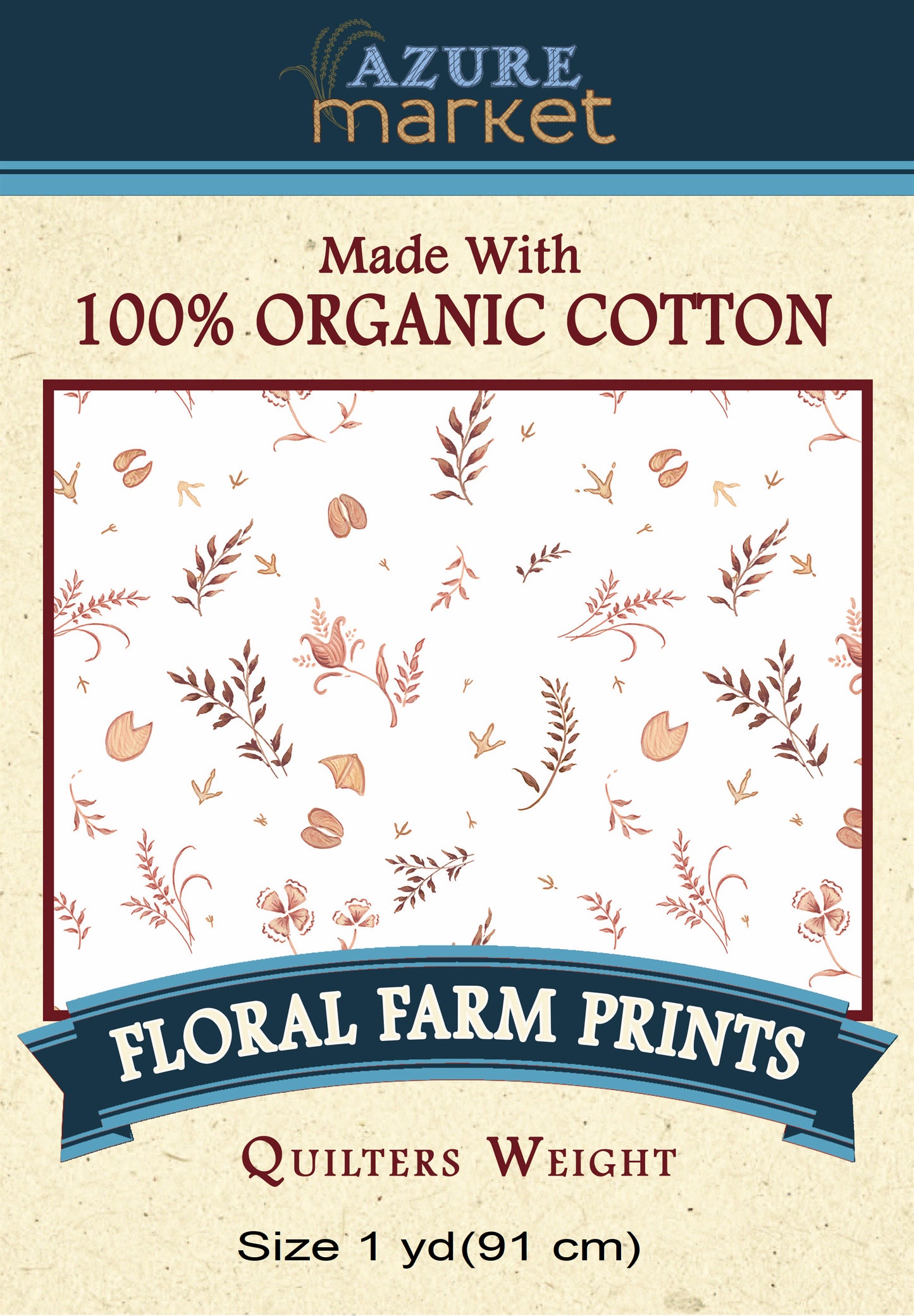 Floral Farm Prints, Quilters Weight