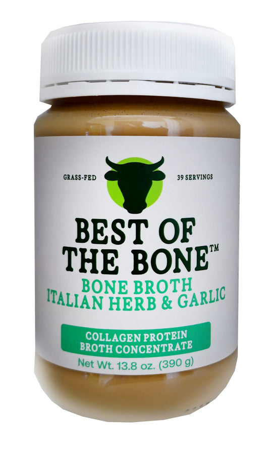 Bone Broth, Beef, Condensed, Italian Herbs & Garlic