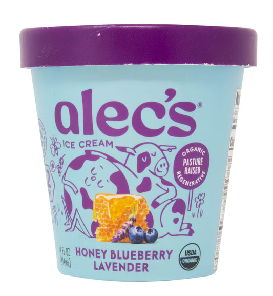 Ice Cream, Honey Blueberry Lavender, A2, Organic