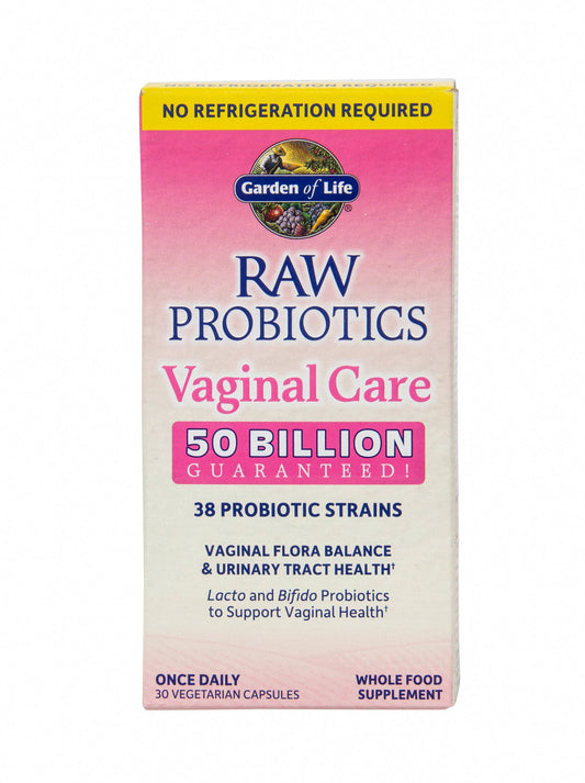 Vaginal Care, Raw Probiotics, Organic