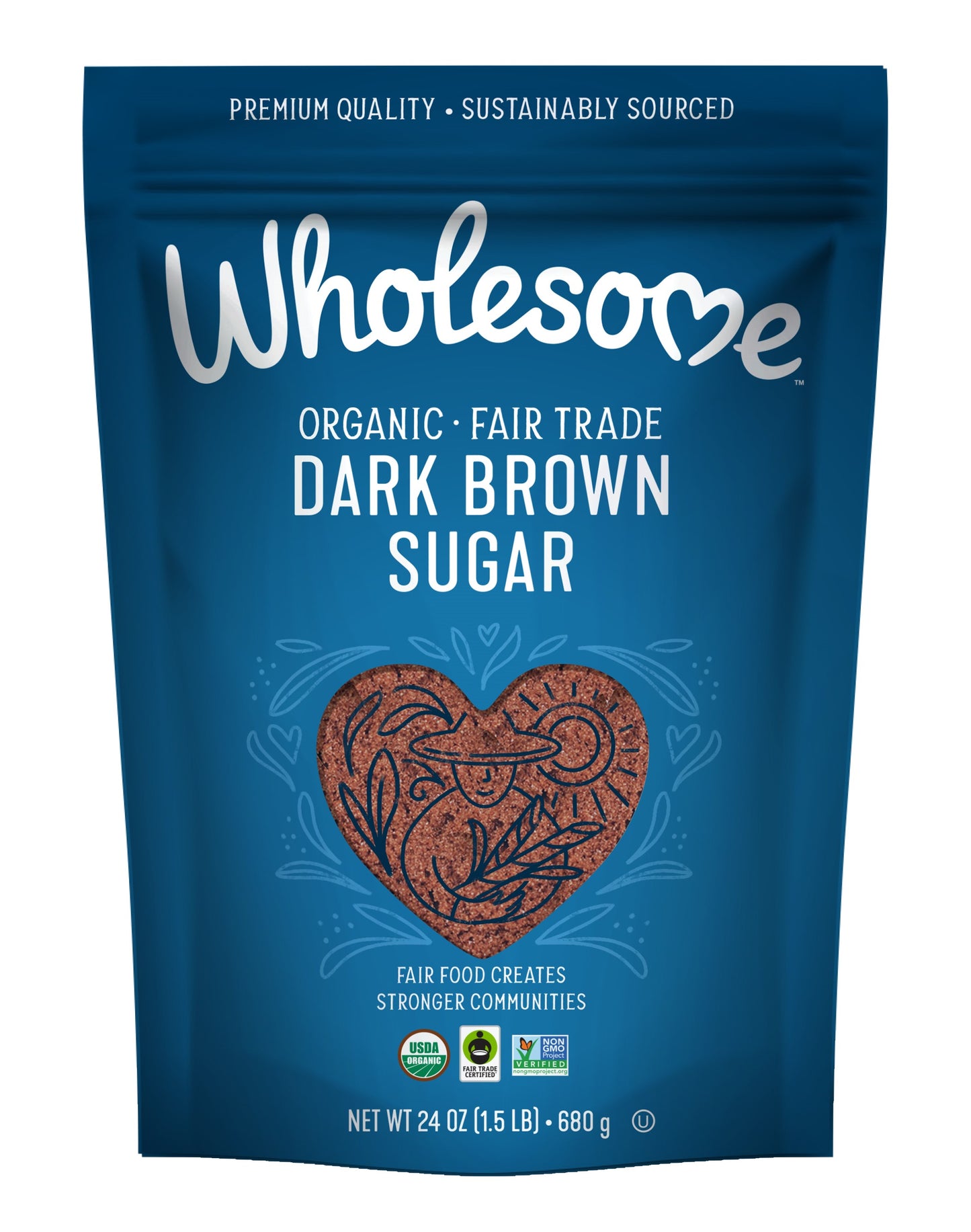 Brown Sugar, Dark, Organic, Fair Trade