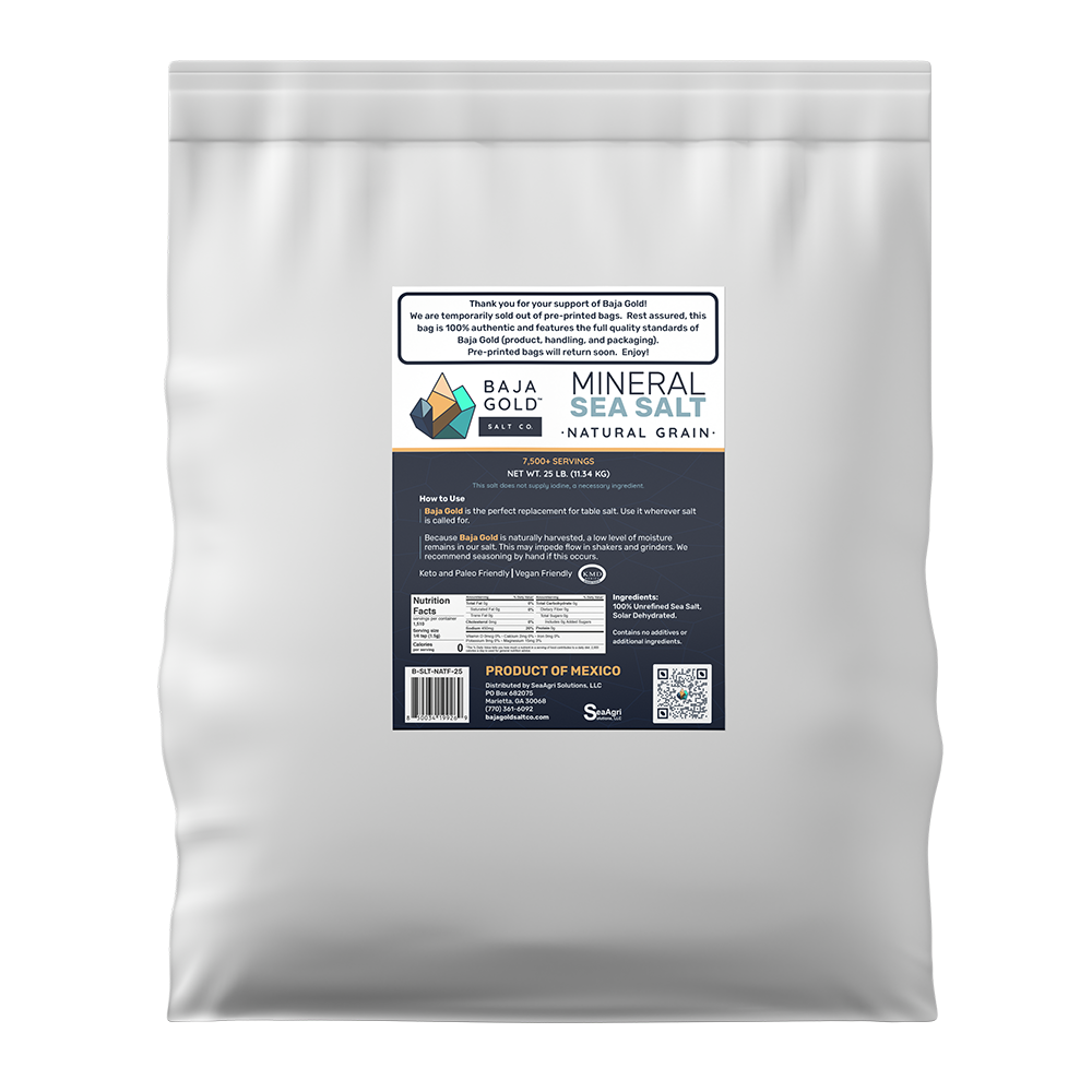 Mineral Sea Salt, Natural Grain