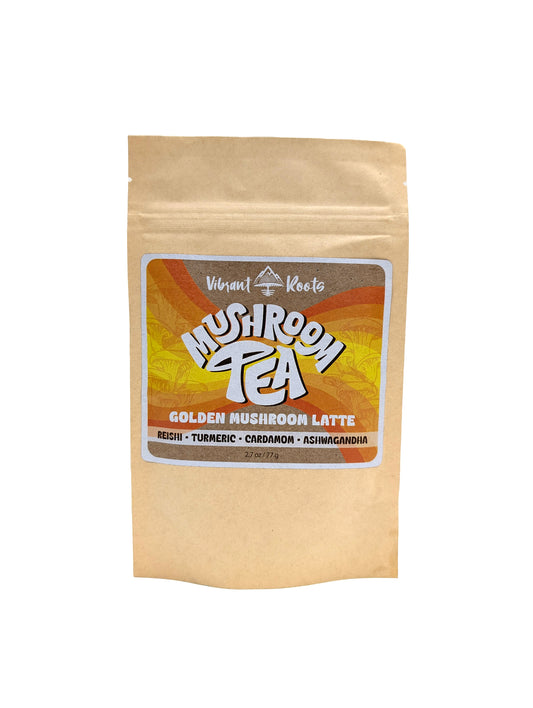 Mushroom Tea, Golden Latte