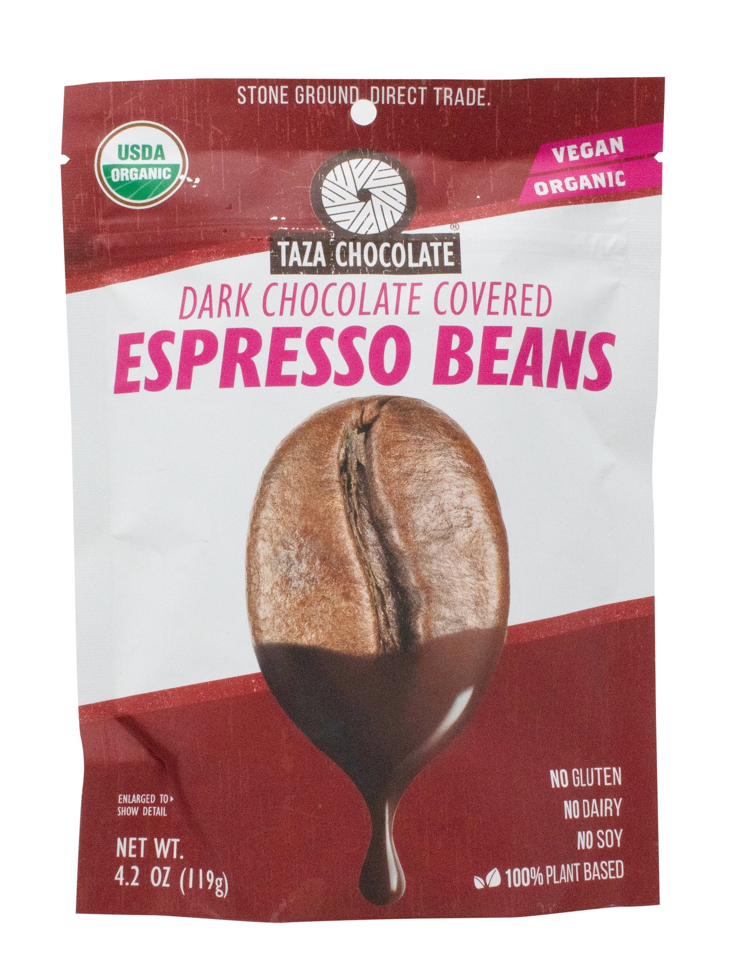 Dark Chocolate Covered, Espresso Beans, Organic