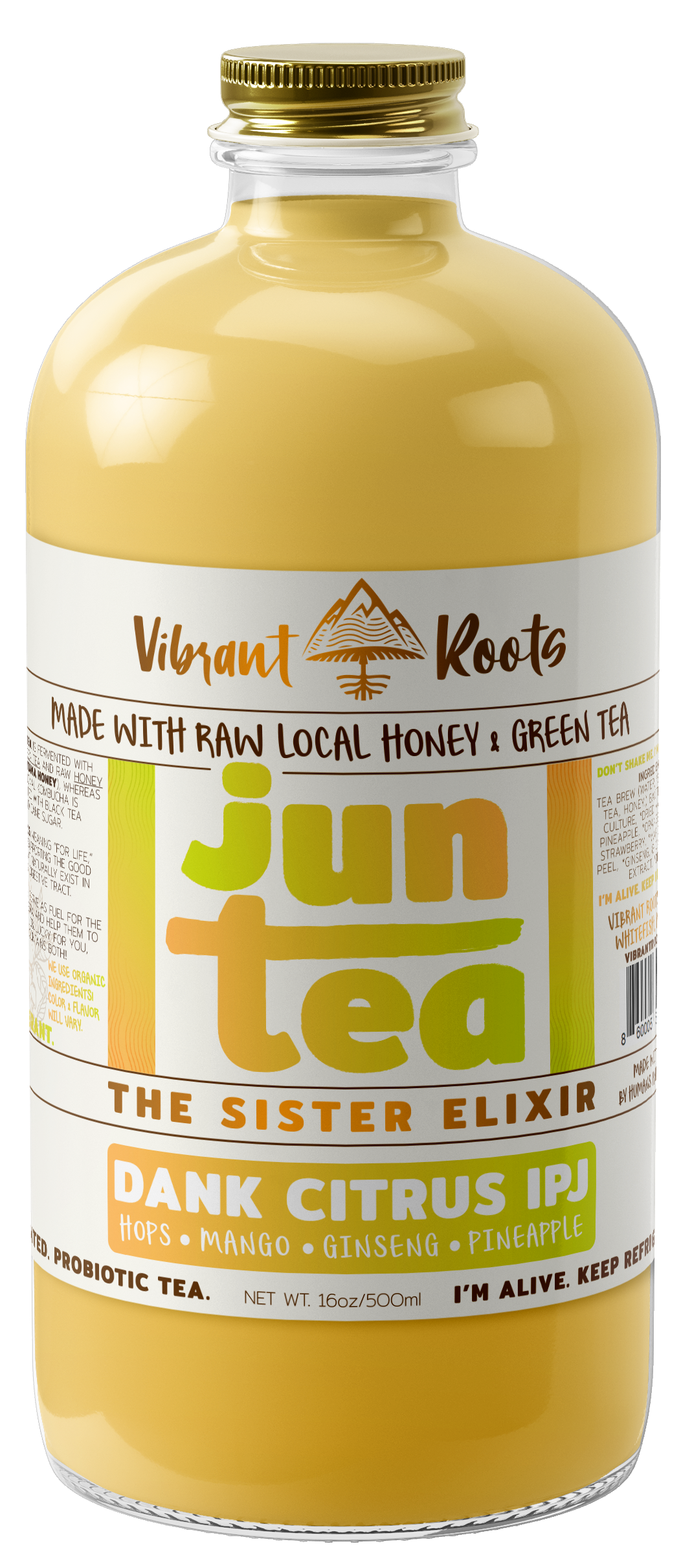 Jun Tea Kombucha, Dank Citrus IPJ
