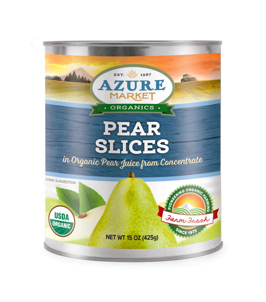 Pear Slices in Real Fruit Juice, Organic