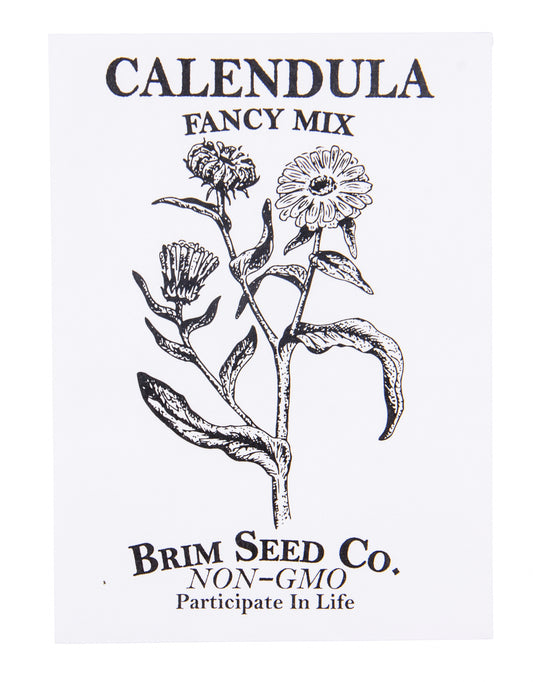 Flower, Calendula Fancy Mix Seed