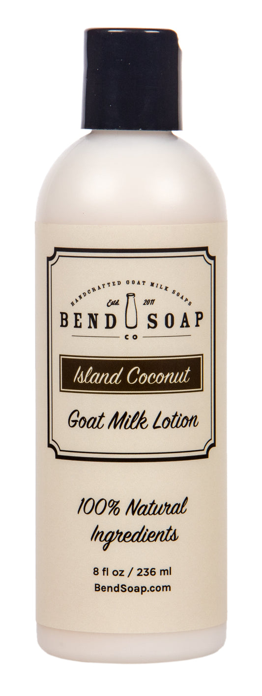 Goat Milk Lotion, Island Coconut, All Natural