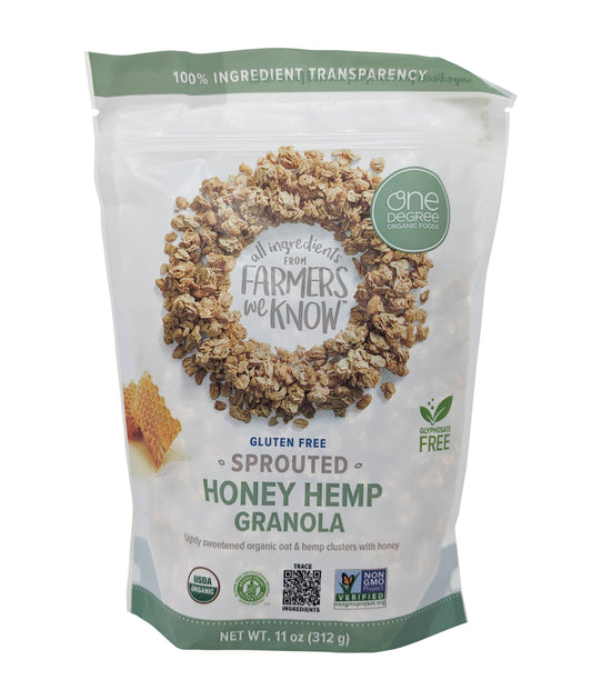 Granola Sprouted, Honey Hemp, Organic