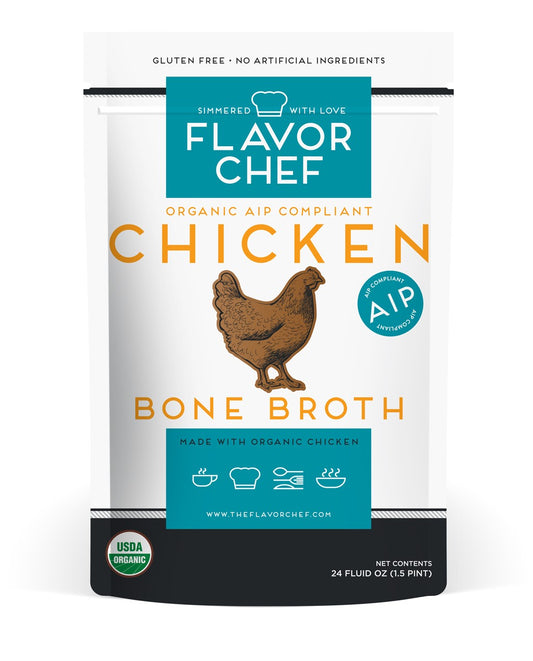 Bone Broth, Chicken, Auto Immune Protocol, Organic, Frozen
