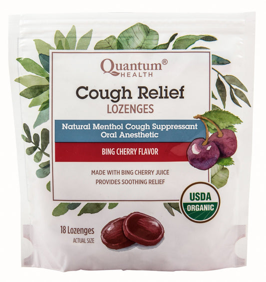 Cough Relief Lozenges, Bing Cherry, Organic