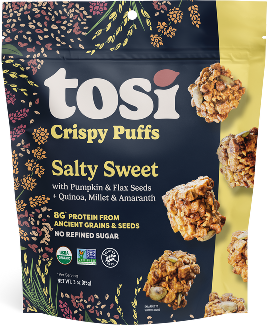 Nut Free Puffs, Salty Sweet, Organic