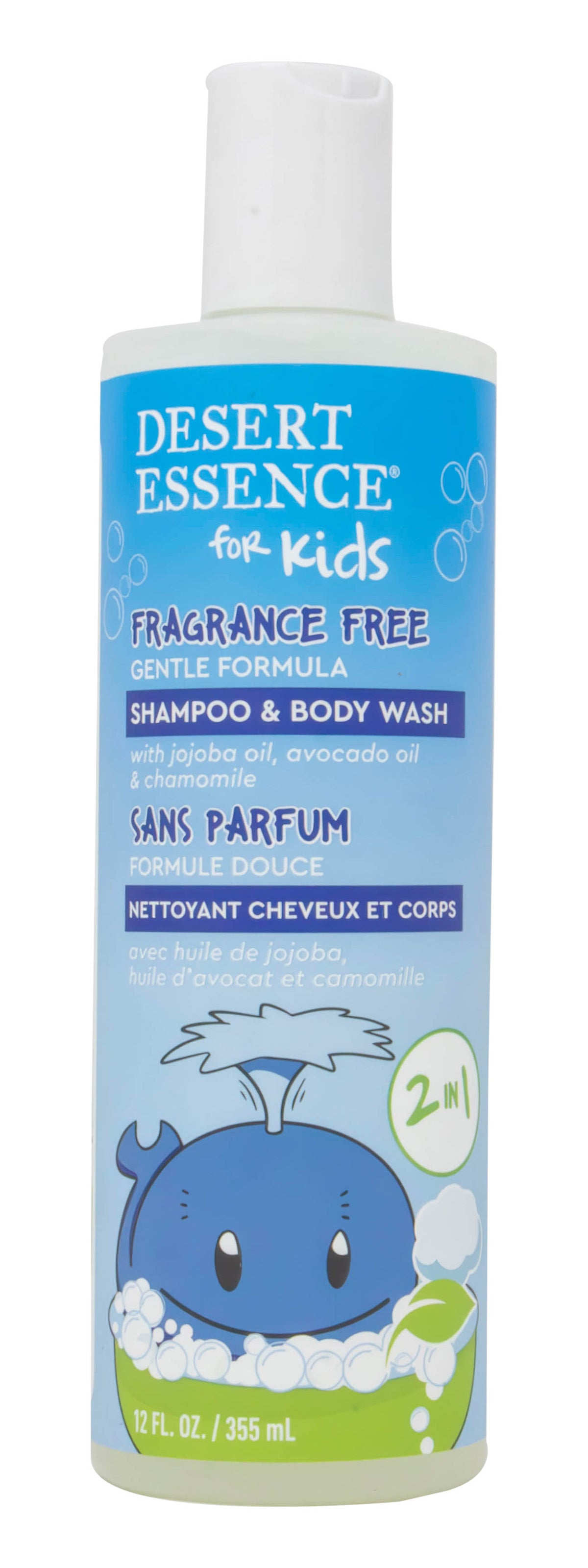 Kids 2 -in-1 Shampoo & Body Wash, Fragrance Free