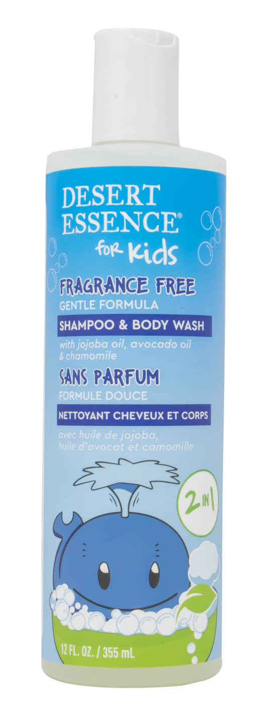 Kids 2 -in-1 Shampoo & Body Wash, Fragrance Free