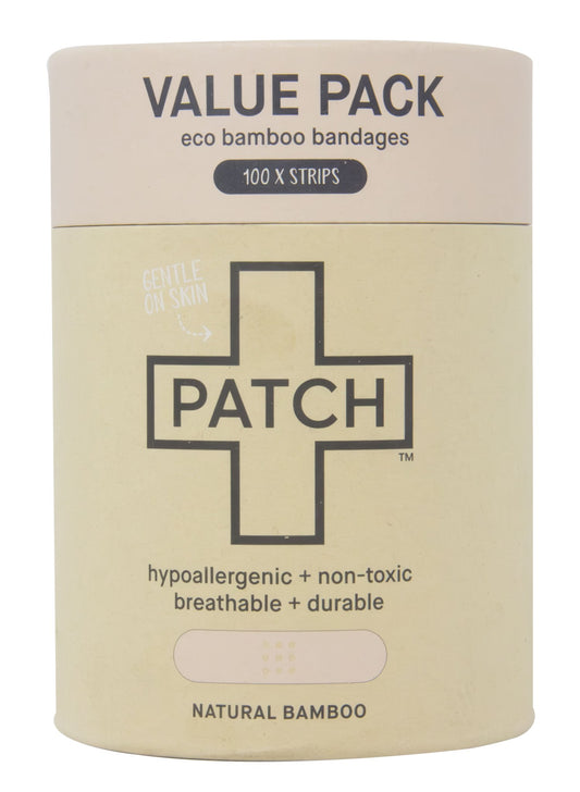 Patch Natural Bamboo Bandages, Adhesive Strips
