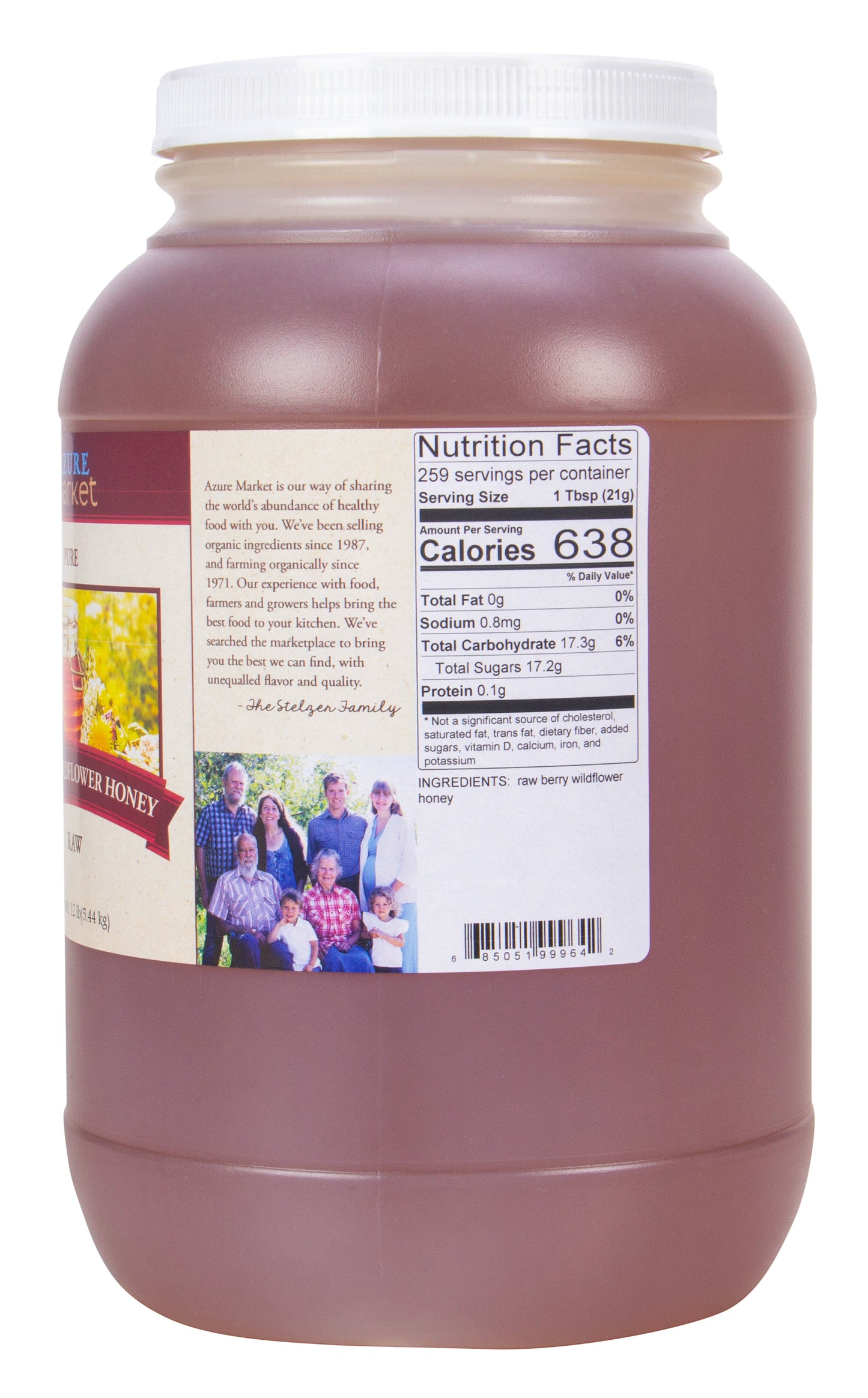 Honey, Raw, Berry/Wildflower