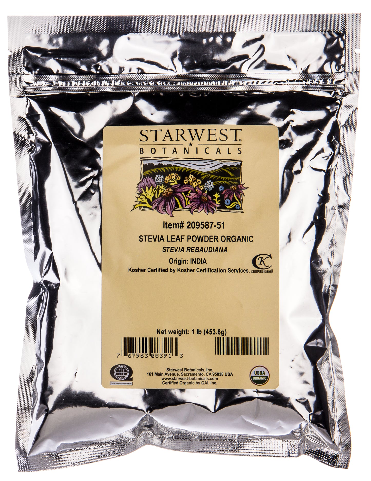 Stevia Leaf Powder, Organic