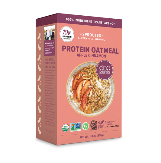 Instant Protein Oatmeal, Sprouted Apple Cinnamon, Organic
